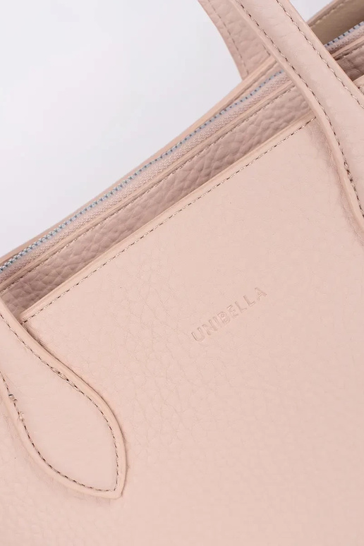 rosa Shopper aus Kunstleder