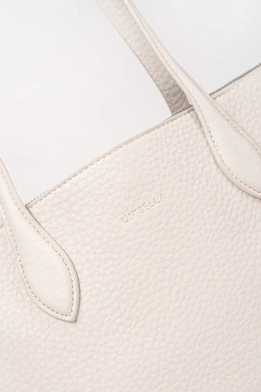 leuchtend gelbe Shopper aus Kunstleder