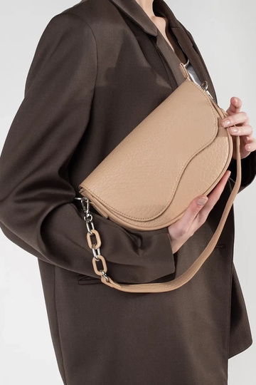 Elfenbeinfarbene Handtasche... 2