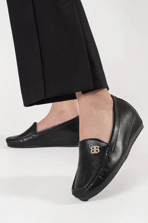 Schwarze Damen Ankle Boots mit...