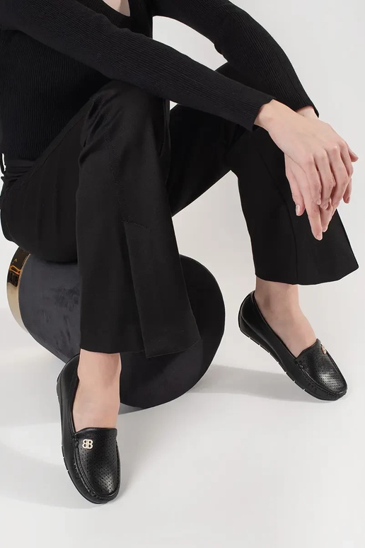 Schwarze Damen Ankle Boots mit...