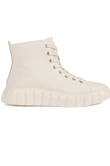 Sandfarbene Slipper mit...