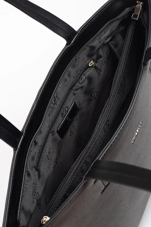 Große Schwarze Shopper-Tasche mit Nieten