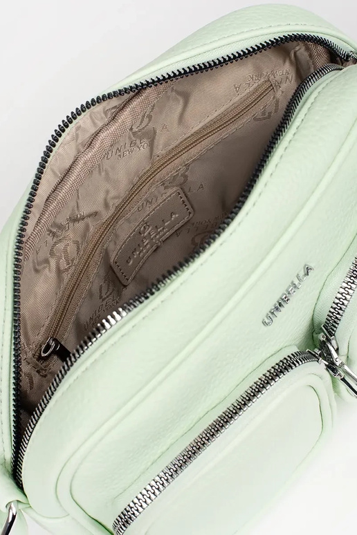 Grüne kleine Tasche mit Taschen