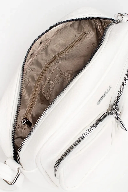 Weiße kleine Tasche mit Taschen