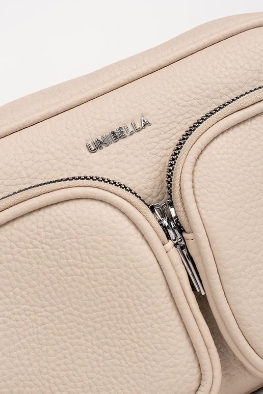 Elfenbeinfarbene kleine Handtasche...