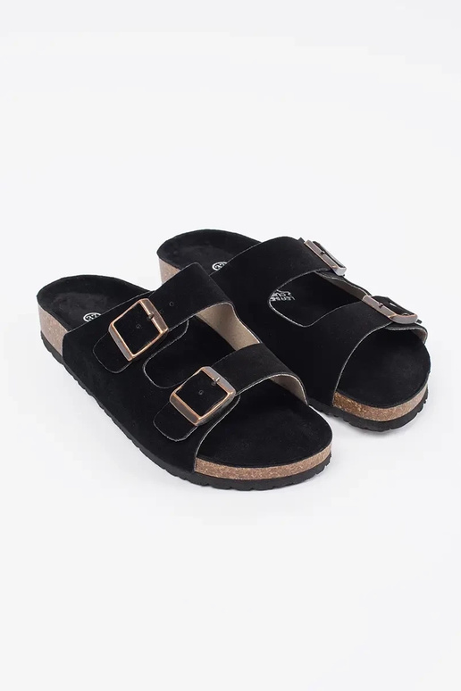 Damen Sandalen aus Leder Schwarz Damen Sandalen aus Leder Schwarz