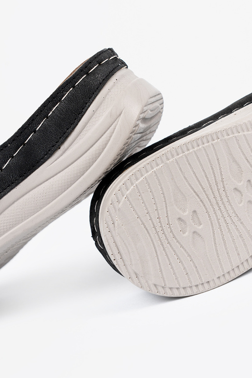 Damen Pantoletten mit dekorativen...