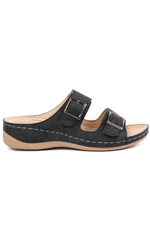 Sandaletten auf niedriger Plattform...