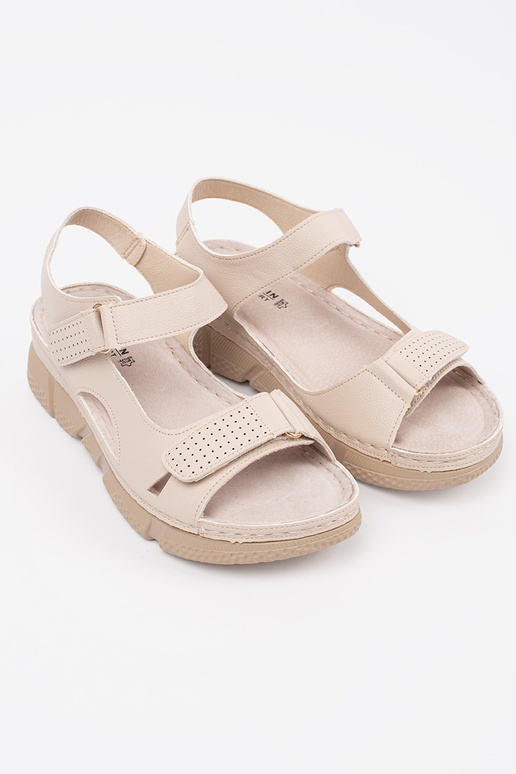 sandfarbene klassische Sandalen für... sandfarbene klassische Sandalen für...