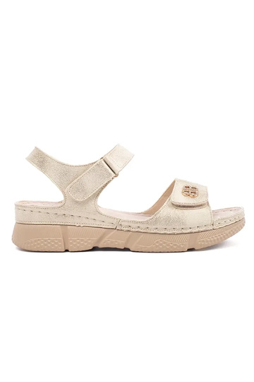 goldene Sandalen für Frauen