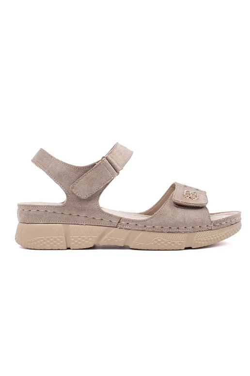 sandfarbene Sandalen für Frauen sandfarbene Sandalen für Frauen