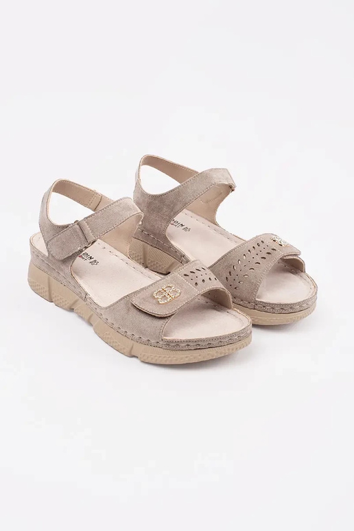sandfarbene Sandalen für Frauen sandfarbene Sandalen für Frauen