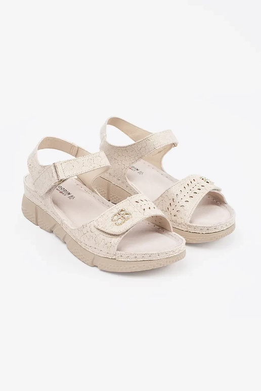 elfenbeinfarbene Sandalen für Frauen elfenbeinfarbene Sandalen für Frauen