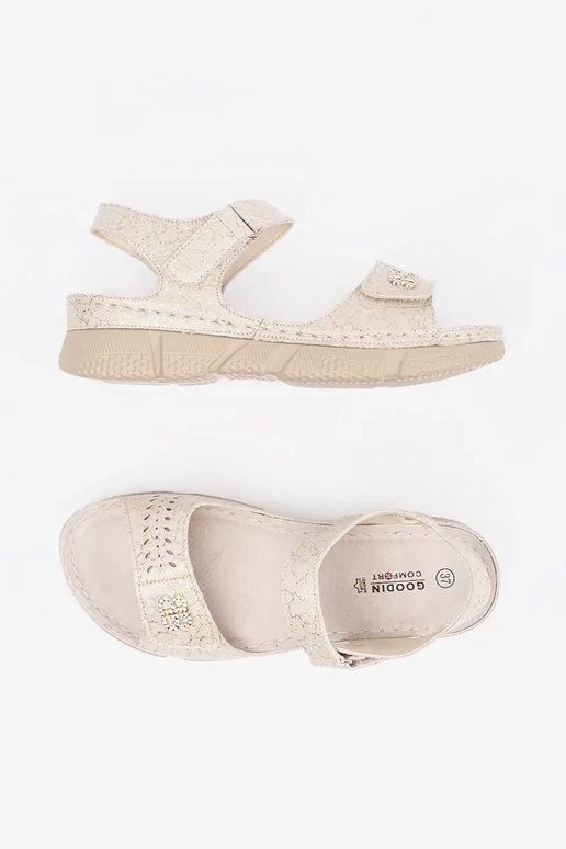 elfenbeinfarbene Sandalen für Frauen elfenbeinfarbene Sandalen für Frauen