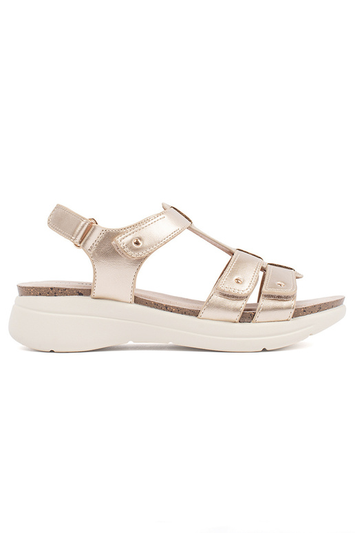 Bequeme Sandalen für Frauen in Gold Bequeme Sandalen für Frauen in Gold