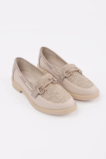 elfenbeinfarbene Mokassins... 2