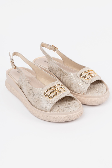 Dunkelgrau-braune Sandalen... 2