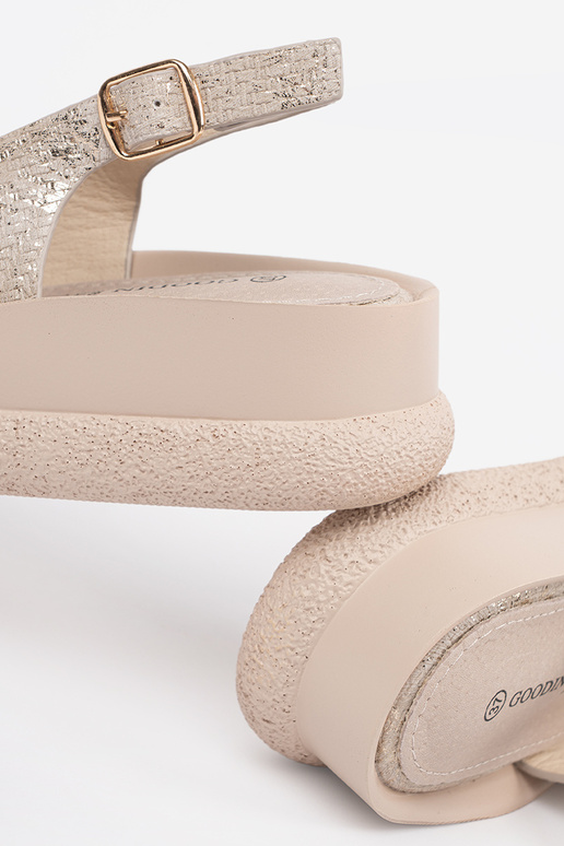 Dunkelgrau-braune Sandalen mit...