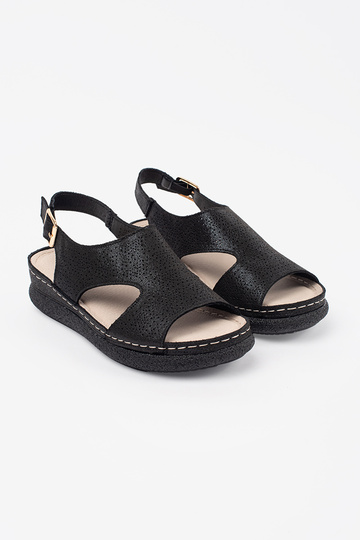 Schwarze Sandalen auf... 2