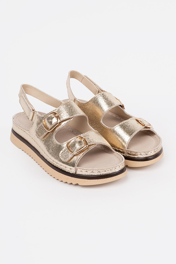 Goldene Sandalen mit... 2