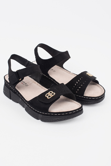 Schwarze Damen Sandalen 2