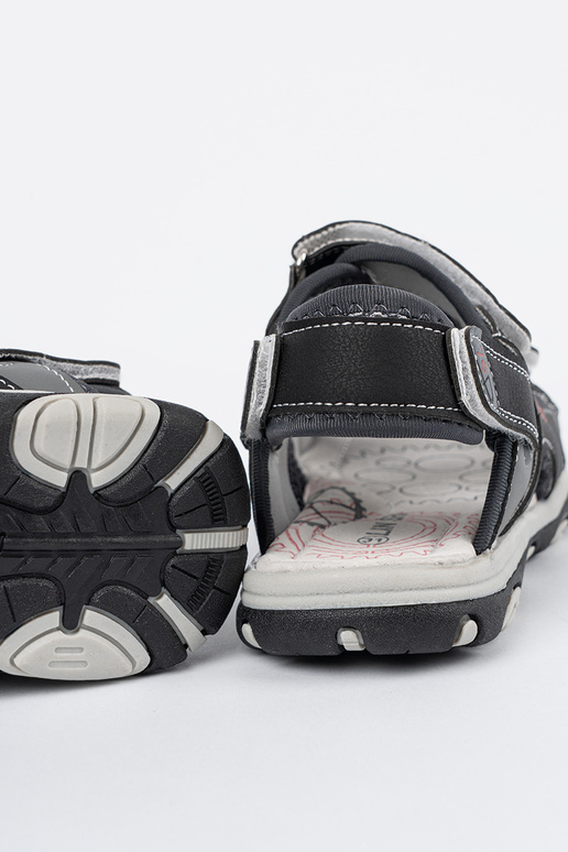 Schwarze Jungen-Sandalen Schwarze Jungen-Sandalen