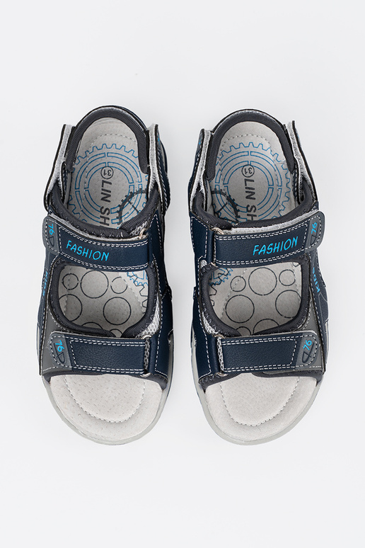 Dunkelblaue Jungen-Sandalen