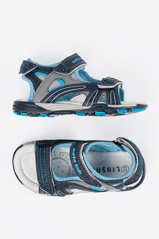 Dunkelblaue Jungen-Sandalen Dunkelblaue Jungen-Sandalen