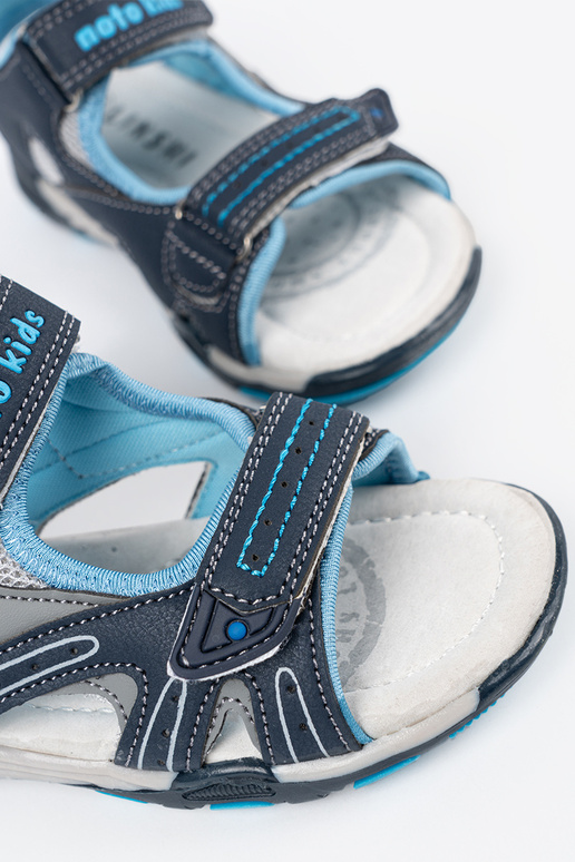 Dunkelblaue Jungen-Sandalen Dunkelblaue Jungen-Sandalen