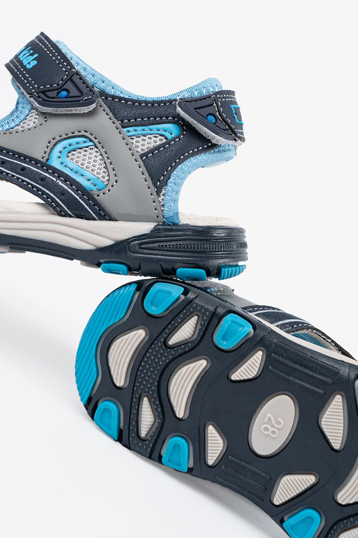 Dunkelblaue Jungen-Sandalen Dunkelblaue Jungen-Sandalen