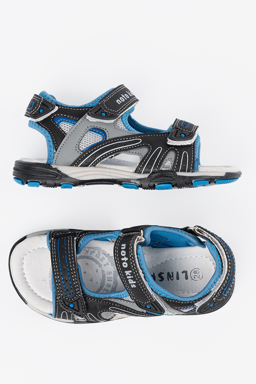 Schwarze Jungen-Sandalen