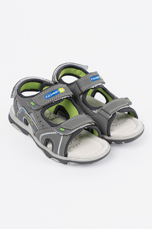 Graue Jungen Sandalen Graue Jungen Sandalen