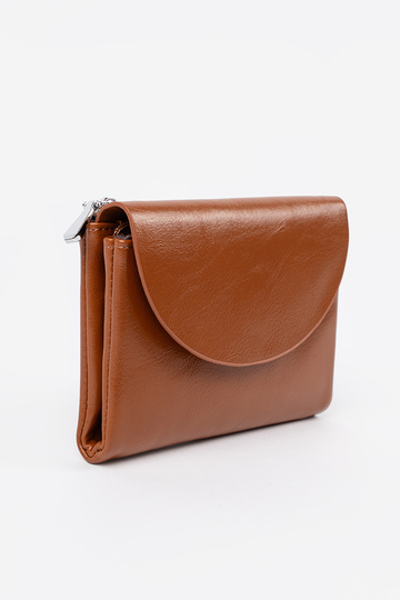 Elfenbeinfarbene Damenbörse 2