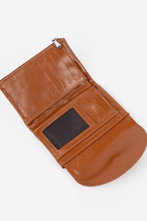 Elfenbeinfarbene Damenbörse Elfenbeinfarbene Damenbörse