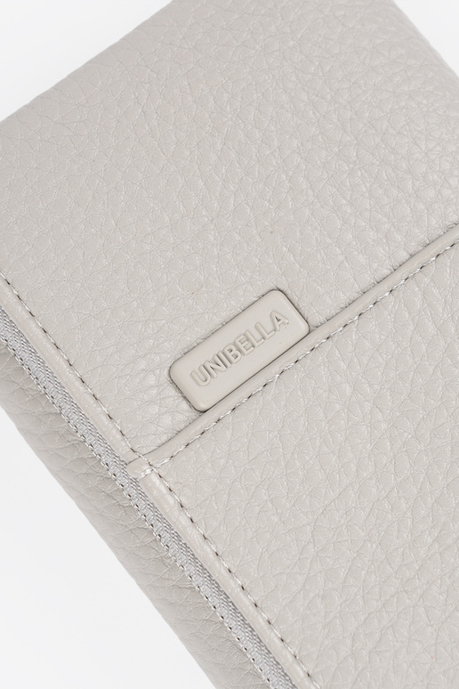 Graue Damenbörse aus Kunstleder,... Graue Damenbörse aus Kunstleder,...