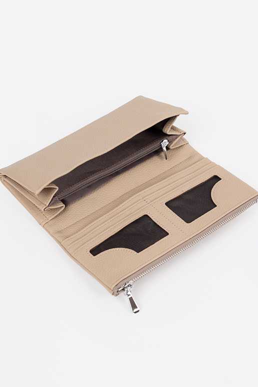 Sandfarbene Damenbörse