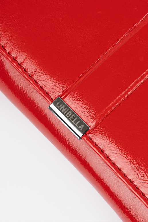 Rote Damenbörse aus Kunstleder Rote Damenbörse aus Kunstleder