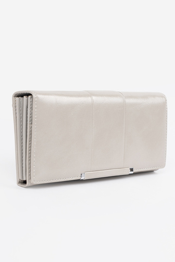 Elegante graue Damenbörse 2