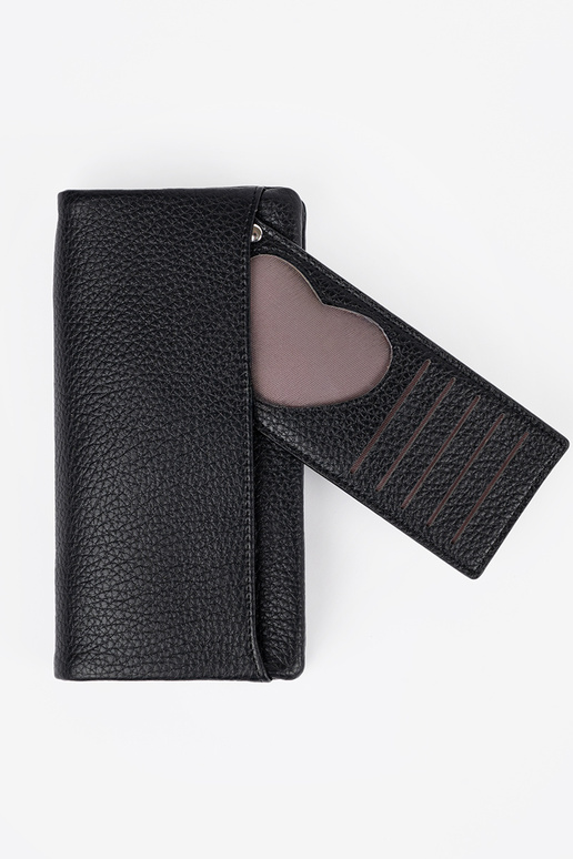 Große Damenbörse in schwarz Große Damenbörse in schwarz