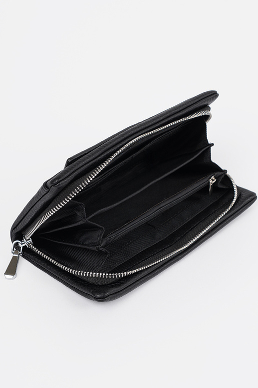 Große Damenbörse in schwarz Große Damenbörse in schwarz