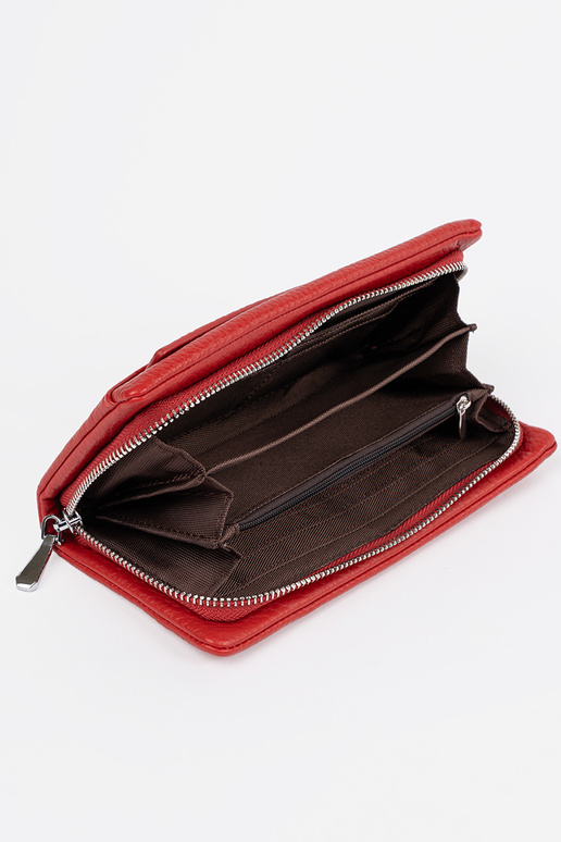 Große Damenbörse in rot