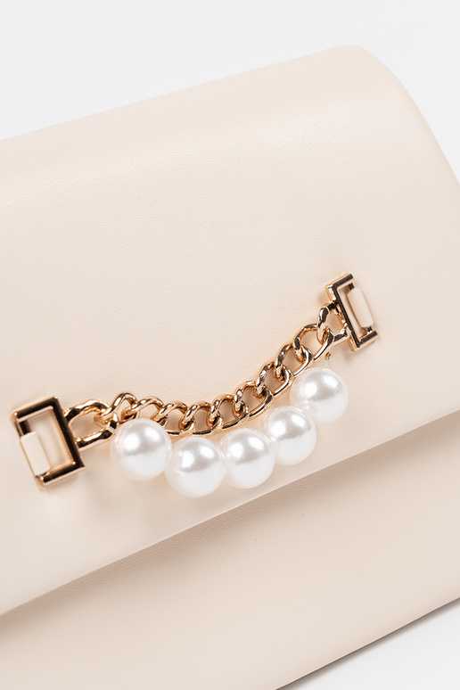 Elegante hellsandfarbene Handtasche Elegante hellsandfarbene Handtasche