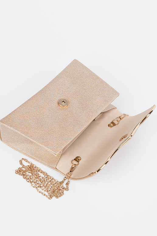 Goldfarbene Handtasche mit Kette Goldfarbene Handtasche mit Kette