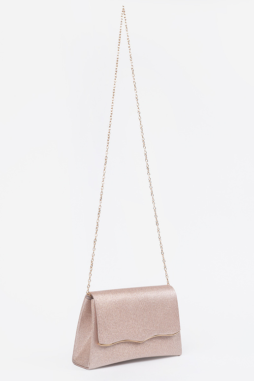 Rosa Handtasche mit Kette