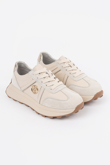 Leder-Sandalen in Sandfarbe... 2