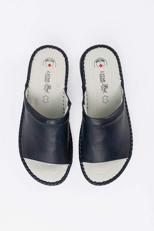 Damen Pantoletten mit Leder-Einlagen... Damen Pantoletten mit Leder-Einlagen...