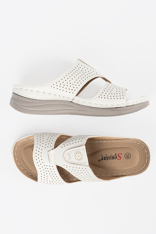 Bequeme Schuhe mit Ausstattungen in weiß