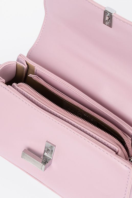 Elfenbeinfarbene kleine Handtasche