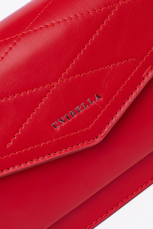 Rote kleine elegante Handtasche mit...